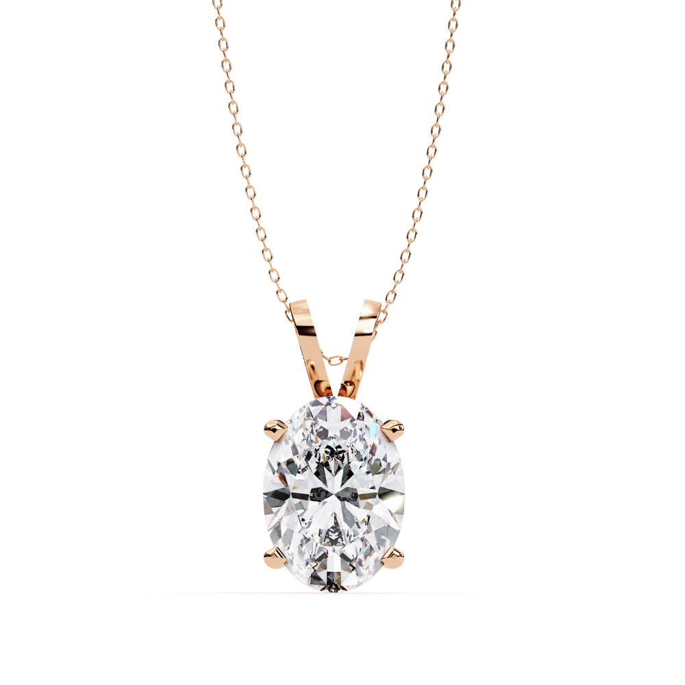 Diamond Pendant Necklace | Elegant Pendant | Ozziva