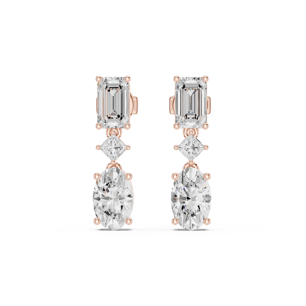Diamond Stud Earrings | Signature Diamond Studs | Ozziva