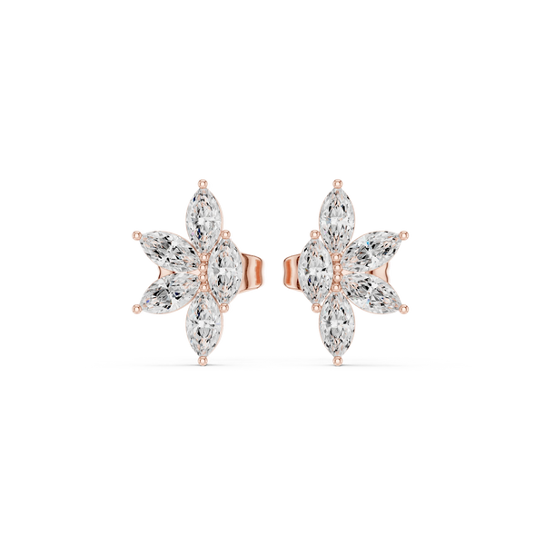 Diamond Hoop Earrings | Modern Hoops | Ozziva