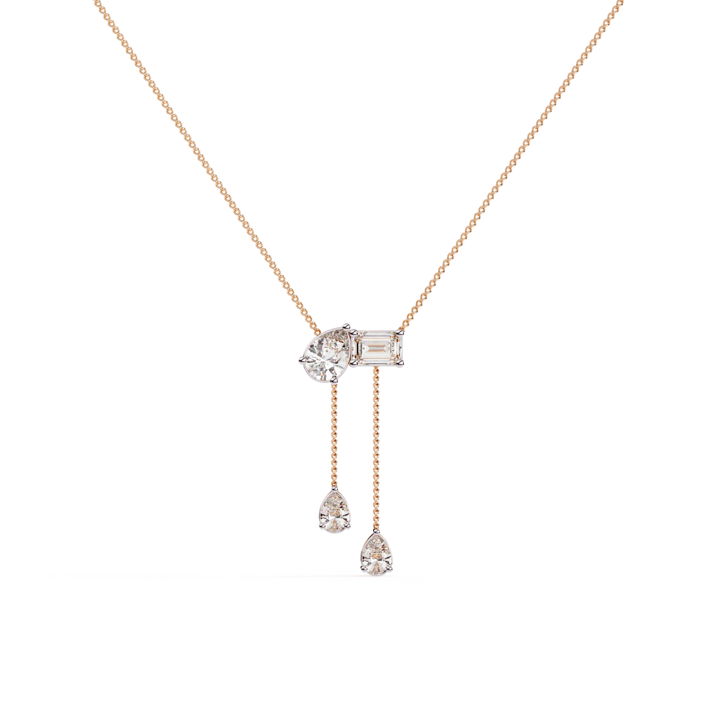 Diamond Necklace for Women | Minimal Necklace | Ozziva
