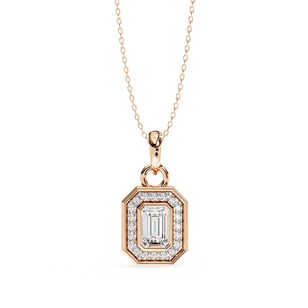 Gold Pendant for Women | Minimal Gold Pendant | Ozziva