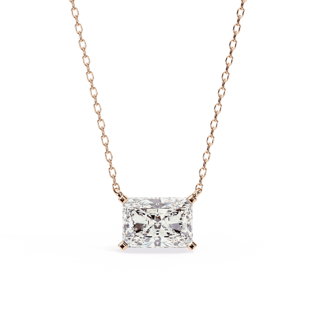Diamond Pendant Necklace | Refined Pendant | Ozziva