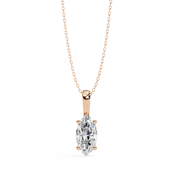 Marquise Solitaire Pendant