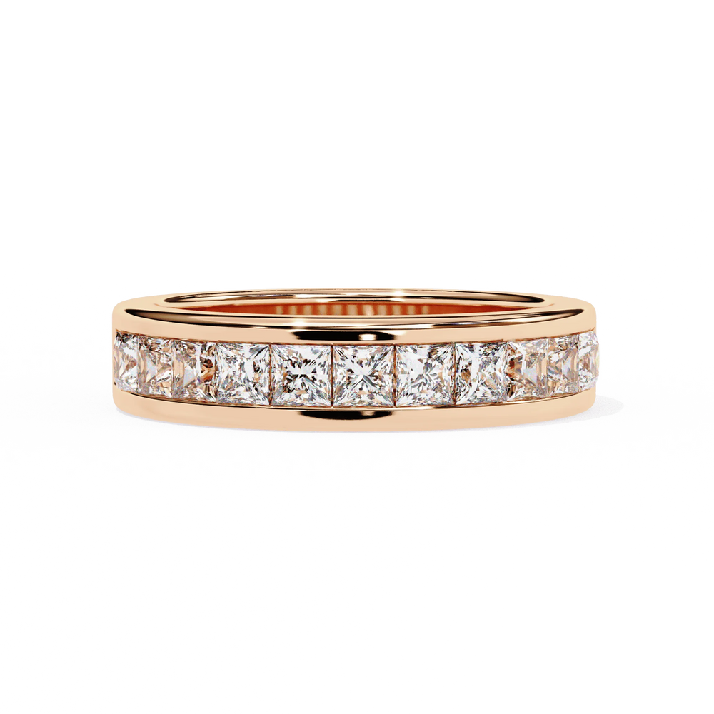 Diamond Band Ring for Women | Channel Band | Ozziva