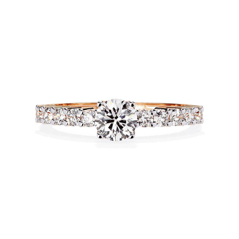 Diamond Ring for Women | Graduated Diamond Ring | Ozziva