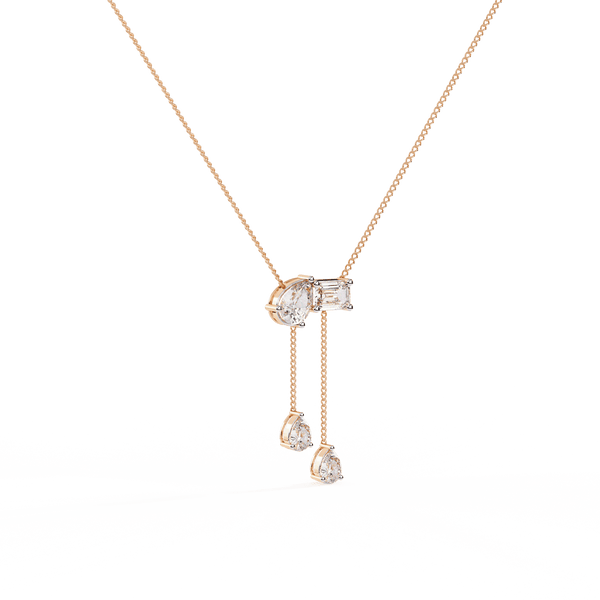 Minimal Diamond Necklace