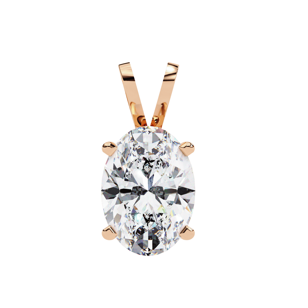 Diamond Pendant Necklace | Elegant Pendant | Ozziva