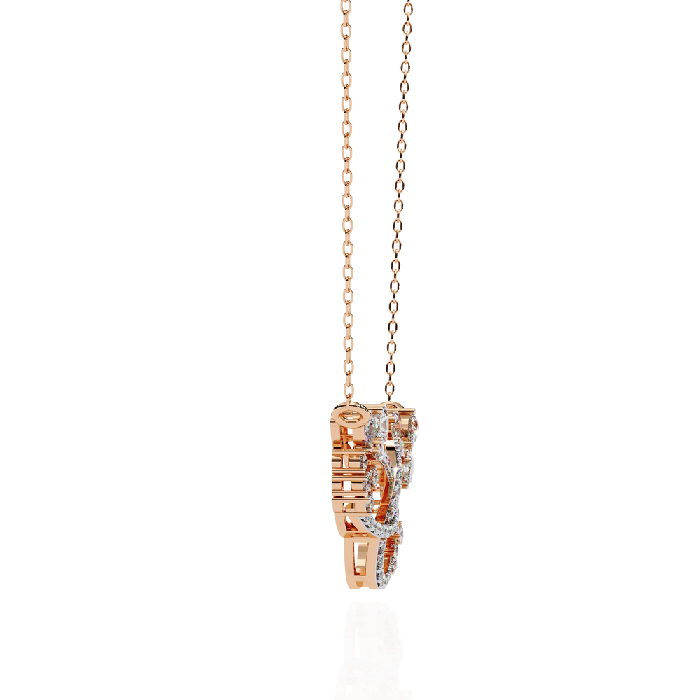 Diamond Necklace for Women | Brilliant Cut | Ozziva