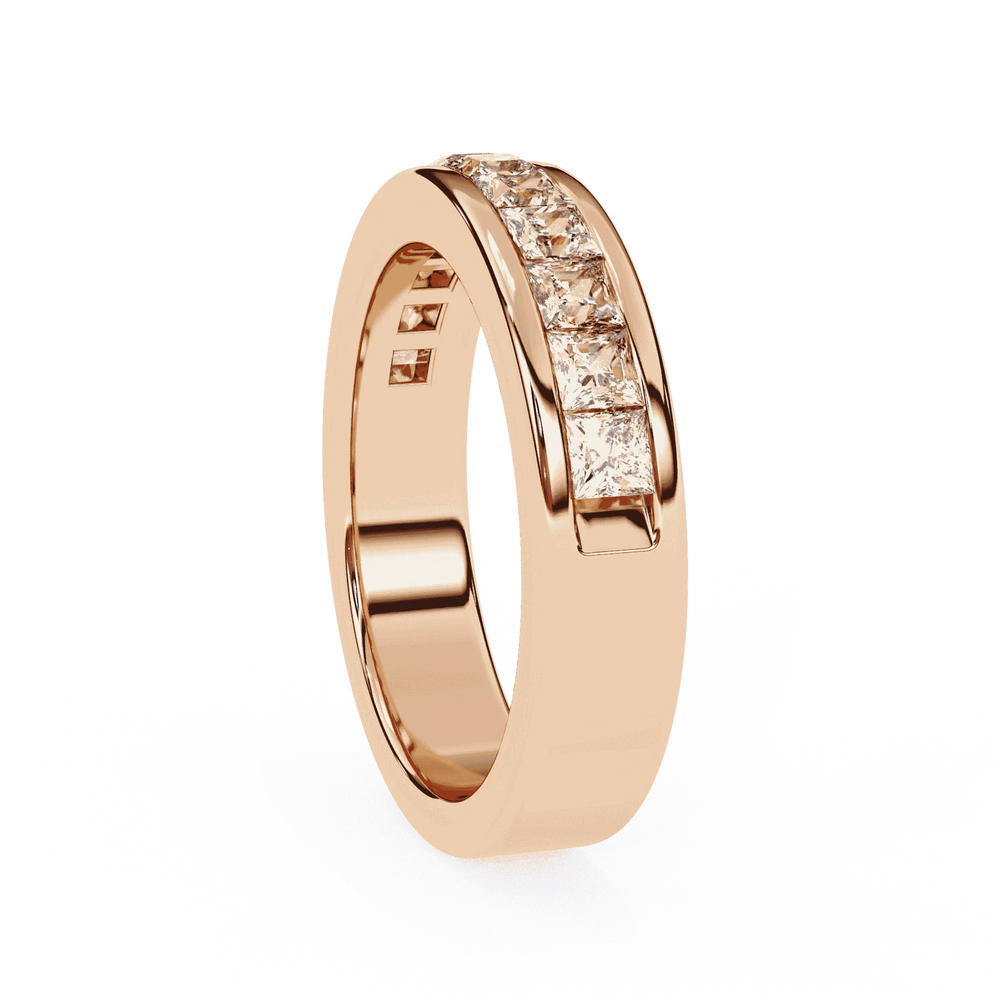 Diamond Band Ring for Women | Channel Band | Ozziva