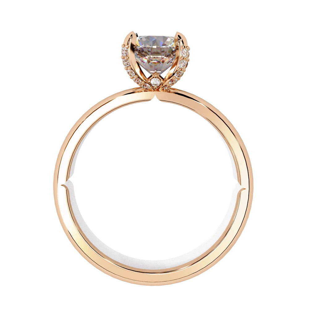 Diamond Ring for Women | Hidden Halo Ring | Ozziva