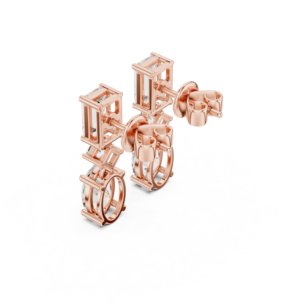 Diamond Stud Earrings | Signature Diamond Studs | Ozziva