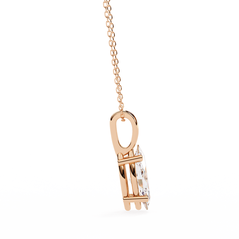 Diamond Pendant for Women | Marquise Pendant | Ozziva