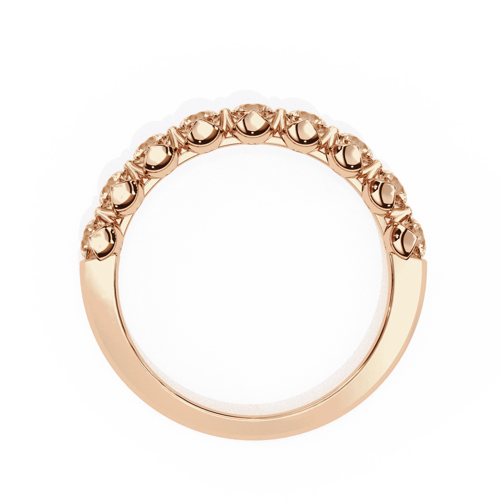 Diamond Band Ring for Women | Graduated Band | Ozziva