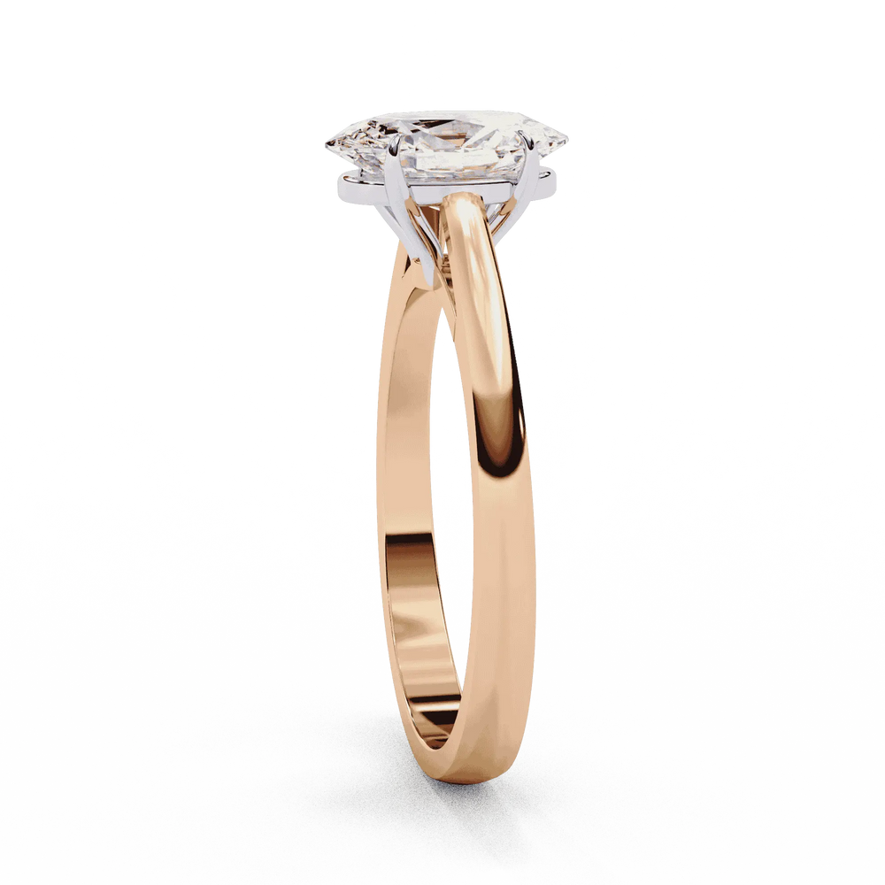 Diamond Engagement Ring | Oval Solitaire | Ozziva