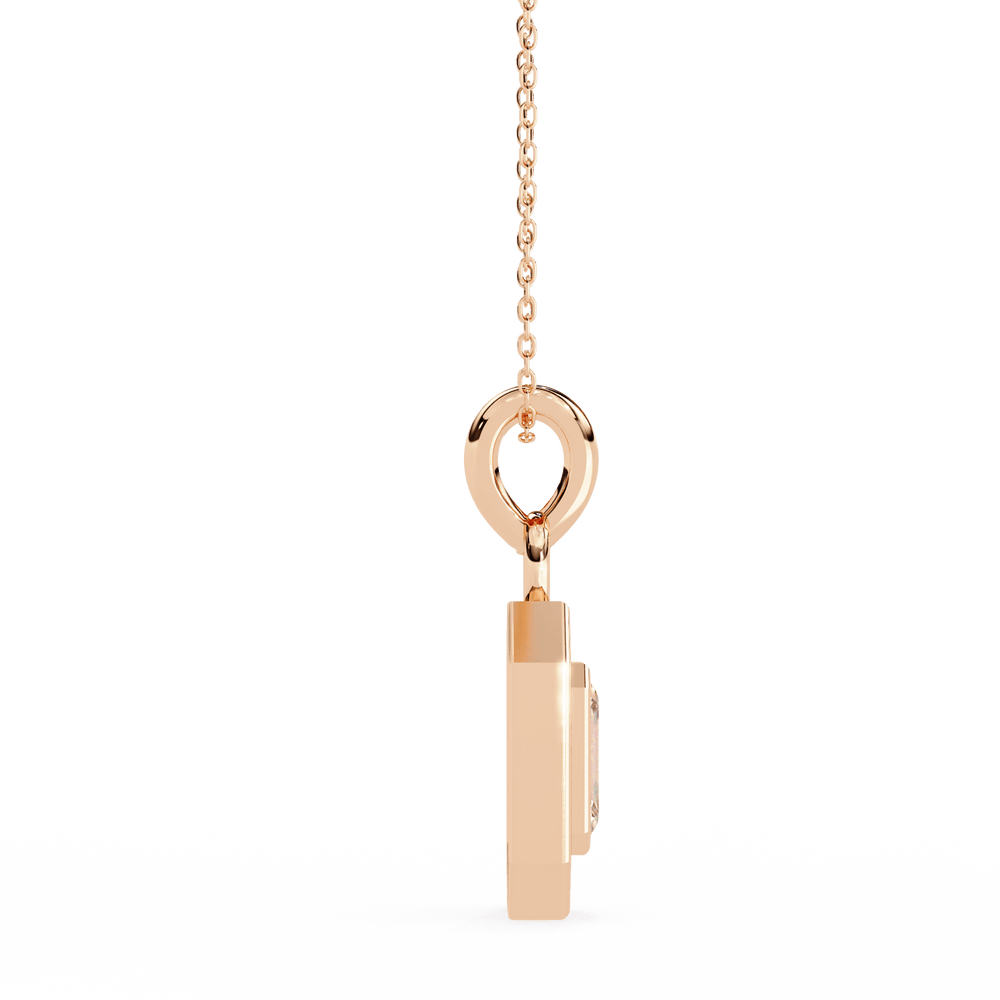 Gold Pendant for Women | Minimal Gold Pendant | Ozziva