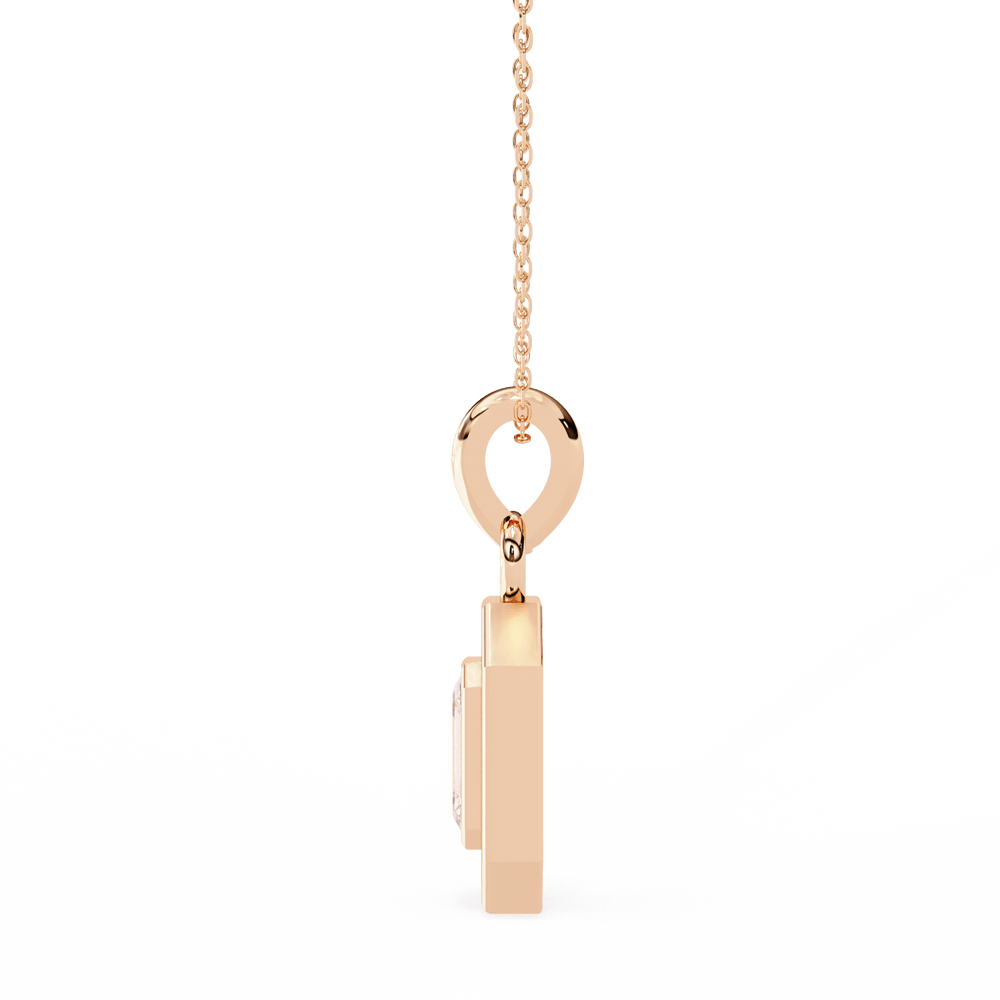 Gold Pendant for Women | Minimal Gold Pendant | Ozziva