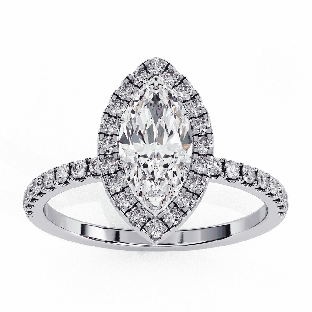 Diamond Ring for Women | Marquise Diamond | Ozziva