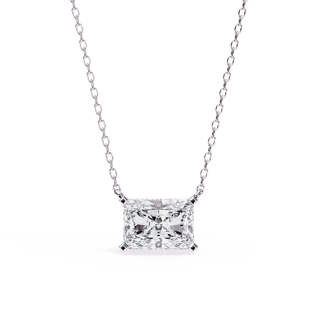 Diamond Pendant Necklace | Refined Pendant | Ozziva