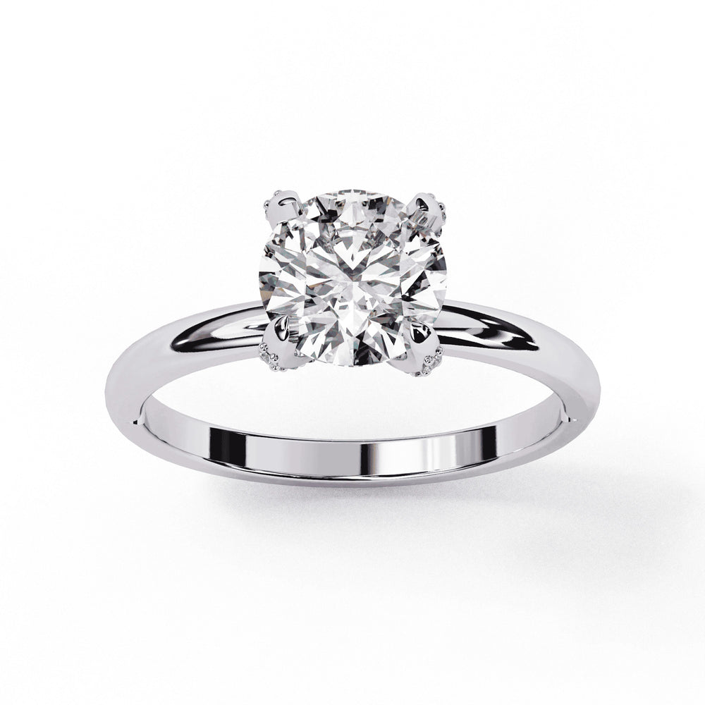 Diamond Ring for Women | Hidden Halo Ring | Ozziva