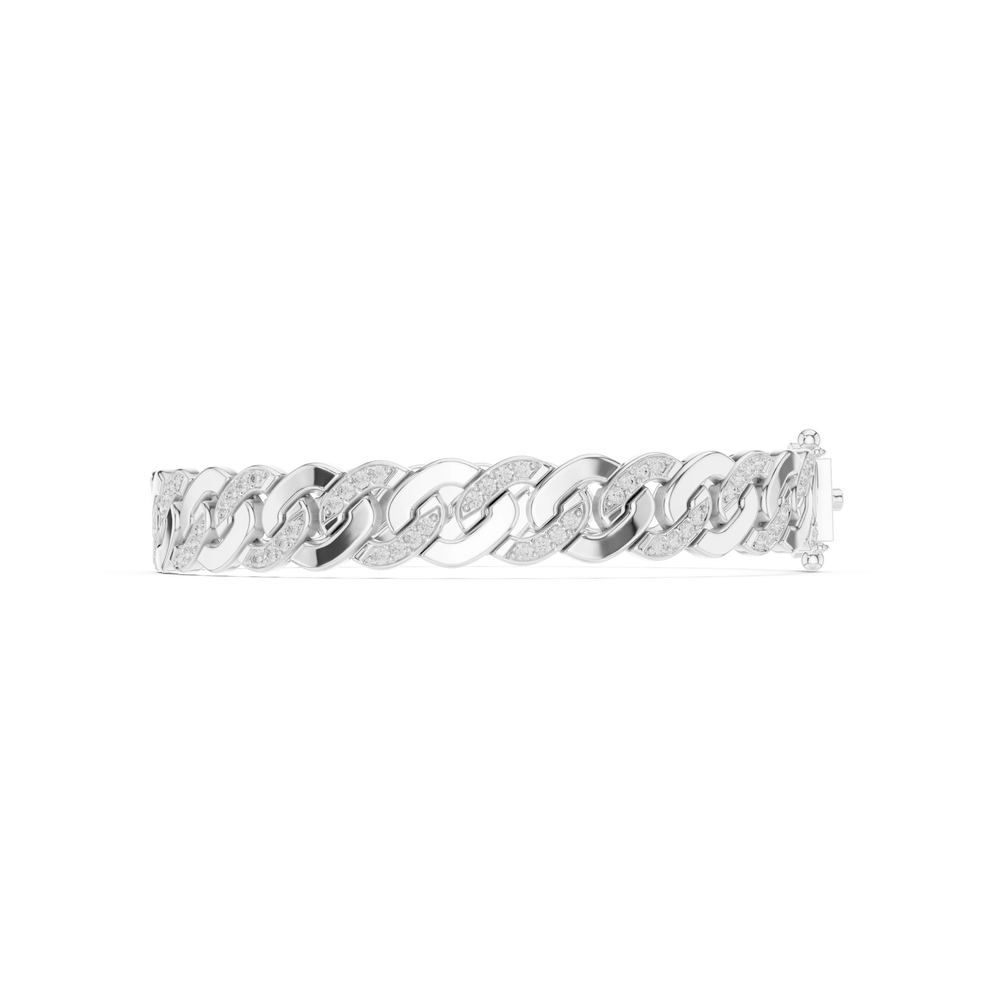 Men's Diamond Bracelet | Link Bracelet | Ozziva