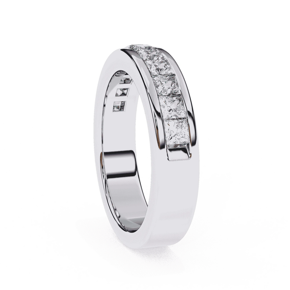 Diamond Band Ring for Women | Channel Band | Ozziva