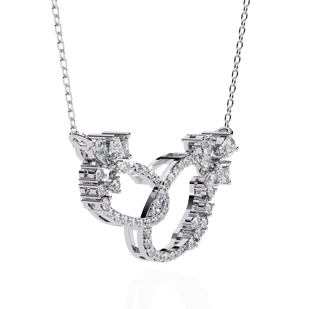 Diamond Necklace for Women | Brilliant Cut | Ozziva