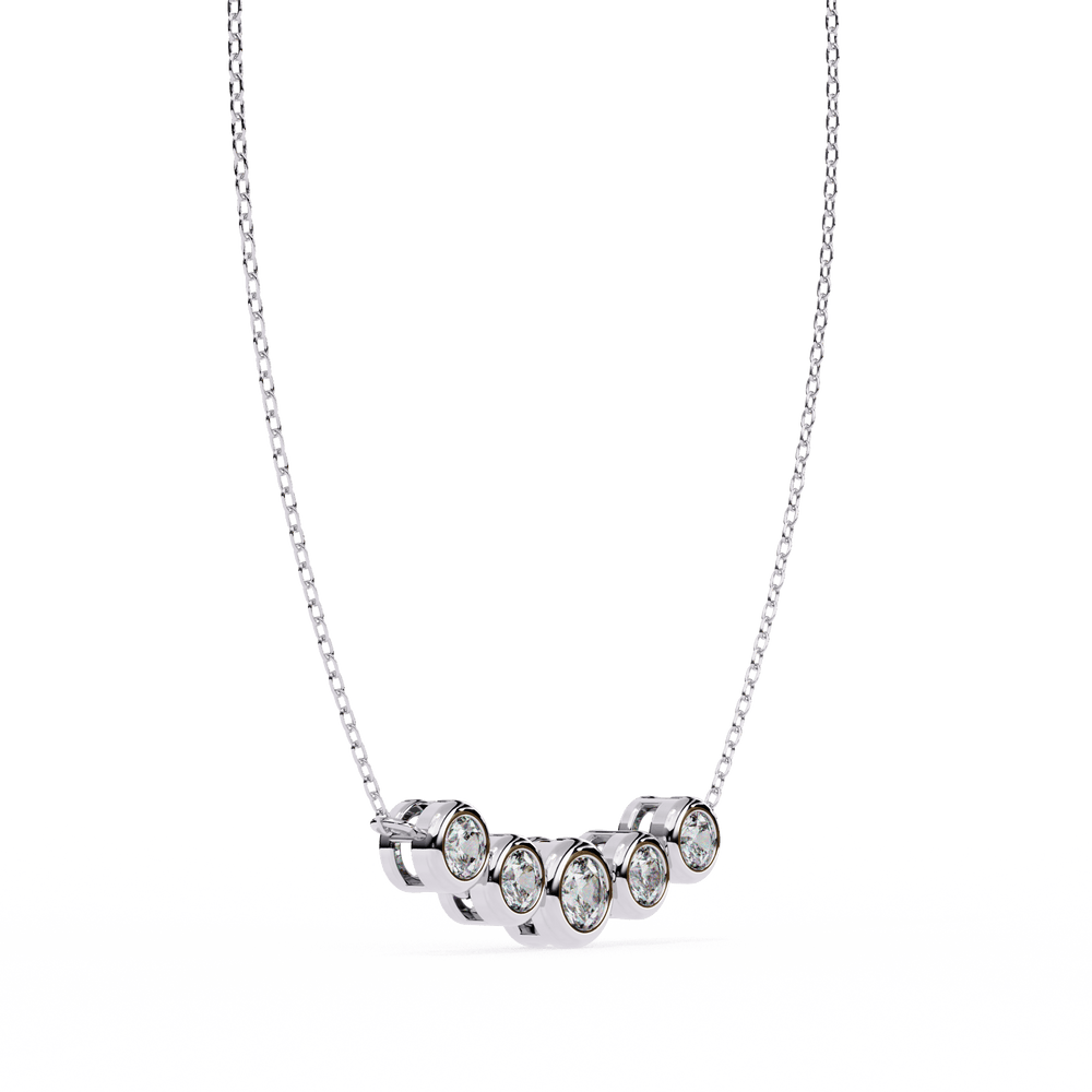 Diamond Pendant Necklace | Signature Pendant | Ozziva