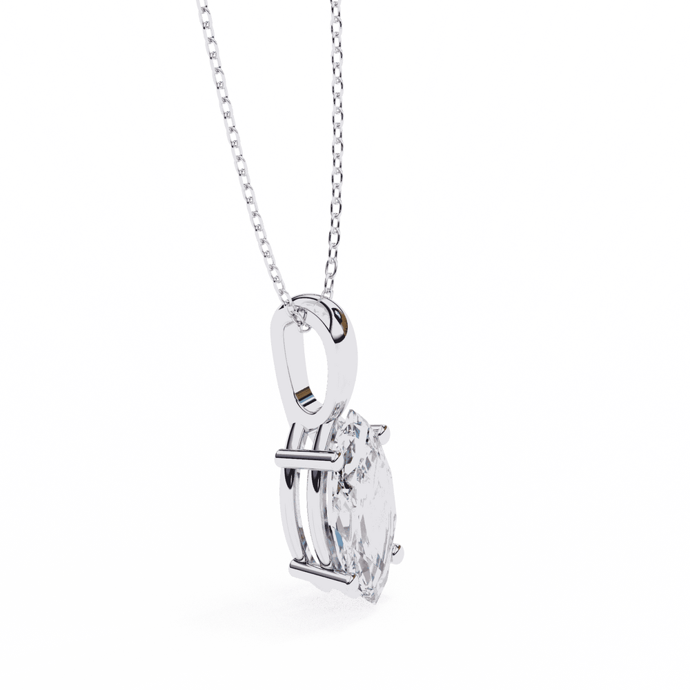 Diamond Pendant for Women | Marquise Pendant | Ozziva