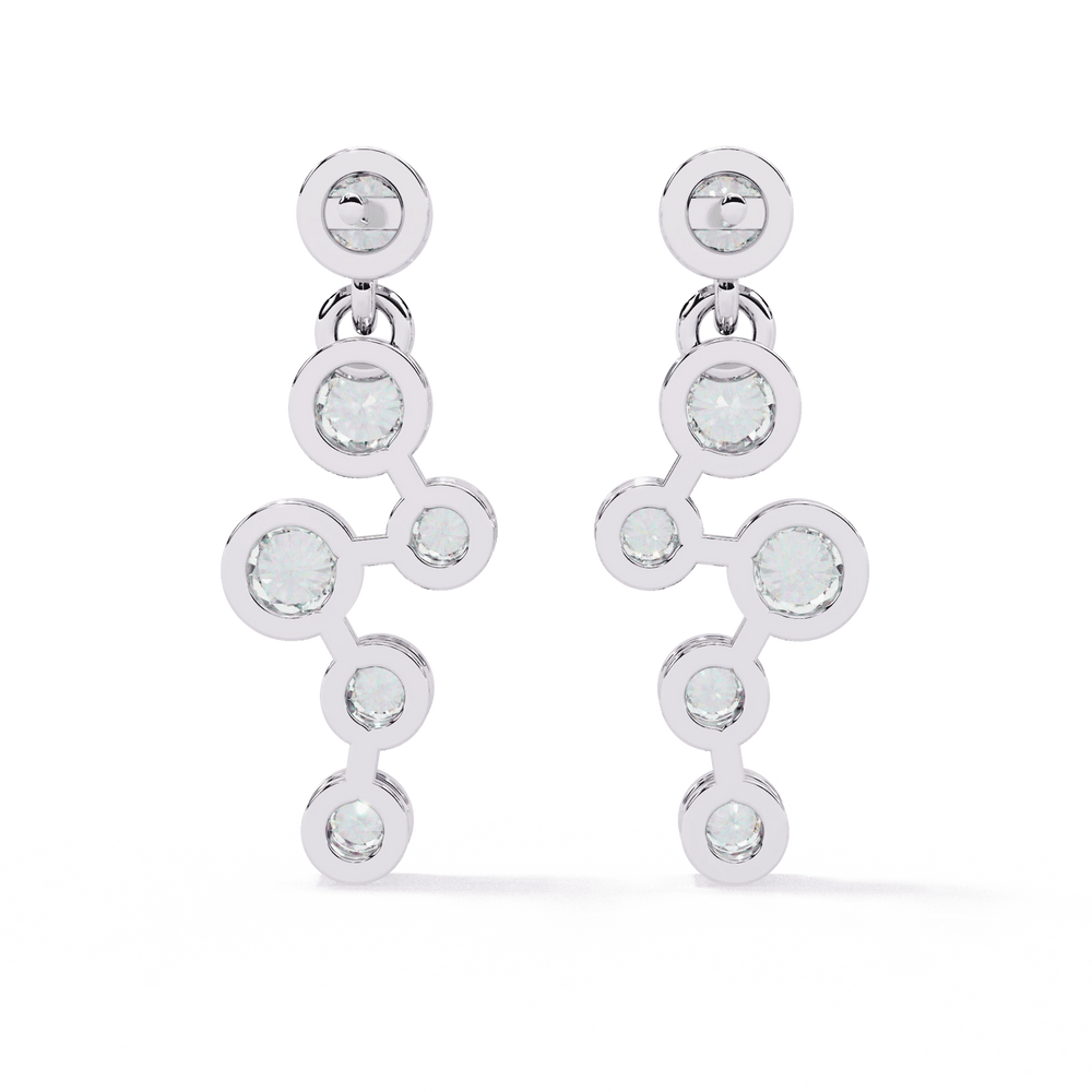 Diamond Stud Earrings for Women | Solitaire Stud | Ozziva