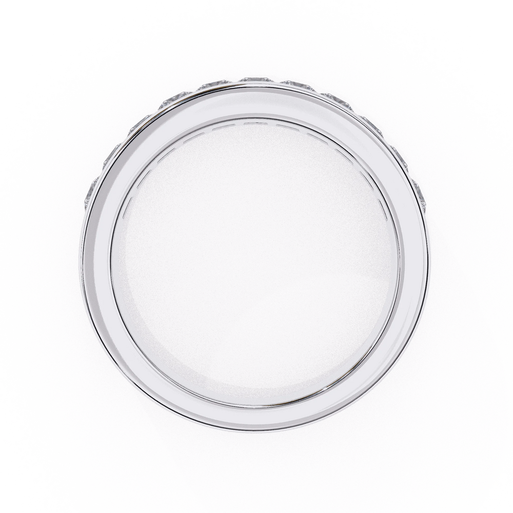 Diamond Band Ring for Women | Channel Band | Ozziva