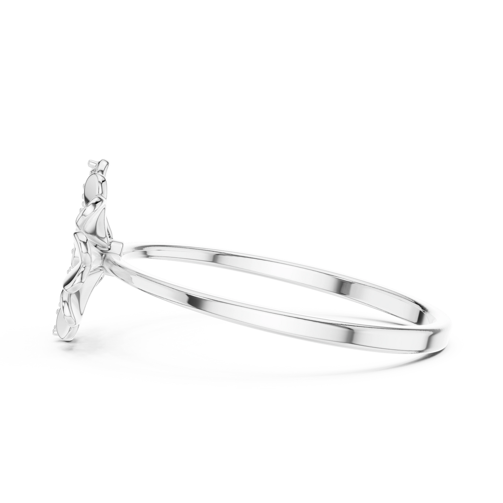 Diamond Ring for Women | Minimal Diamond Ring | Ozziva