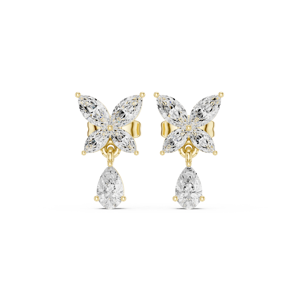 Diamond Earrings for Women | Sleek Diamond Hoops | Ozziva