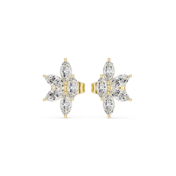 Modern Diamond Hoops