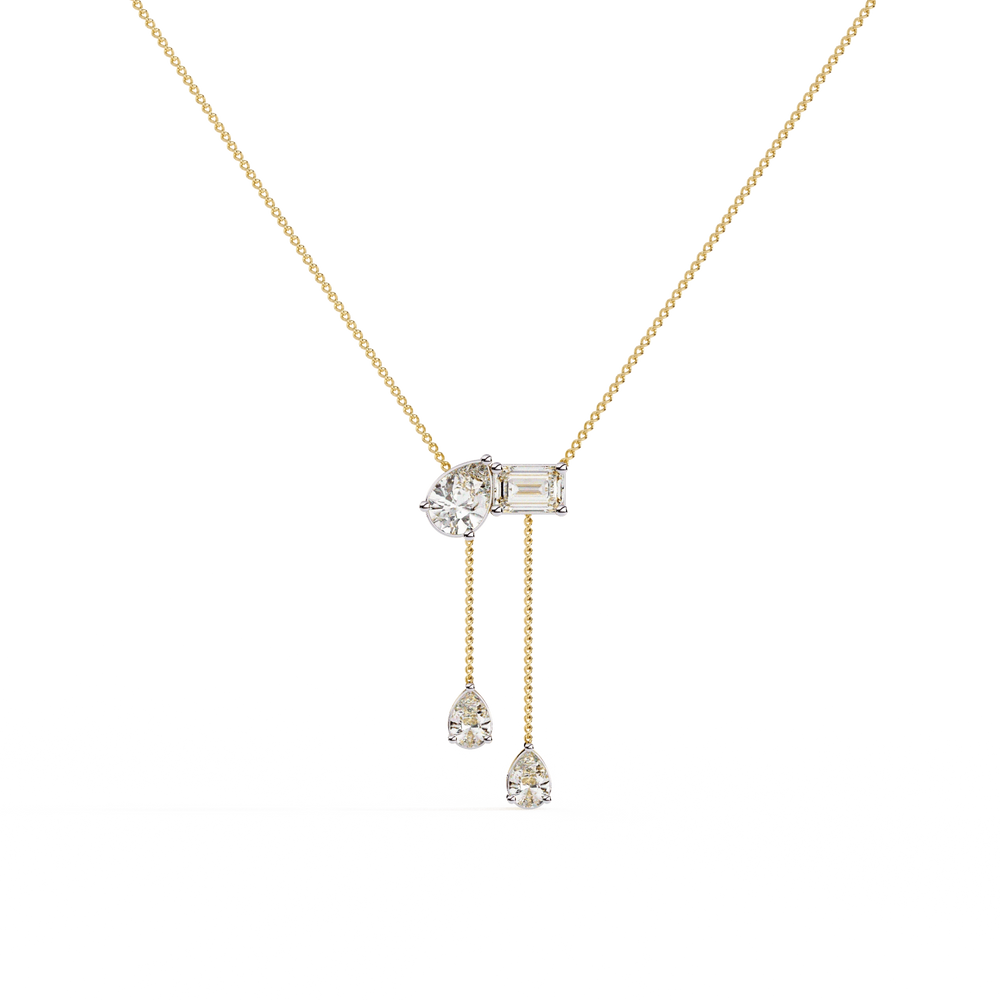 Diamond Necklace for Women | Minimal Necklace | Ozziva