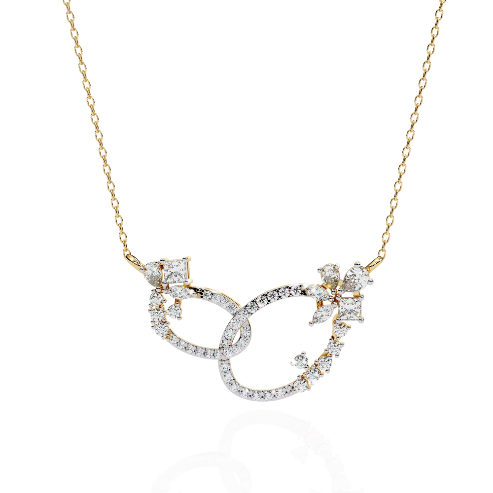 Diamond Necklace for Women | Brilliant Cut | Ozziva