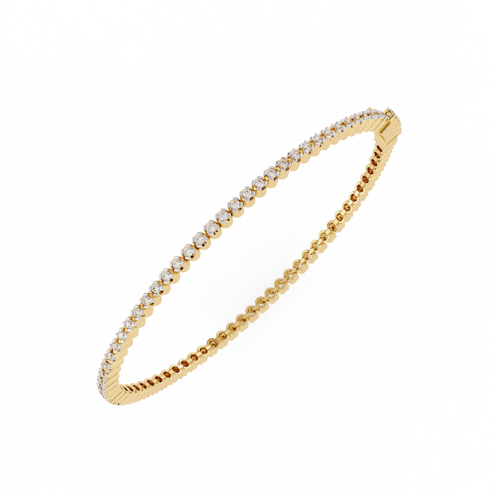Diamond Bangle for Women | Brilliant Bangle | Ozziva