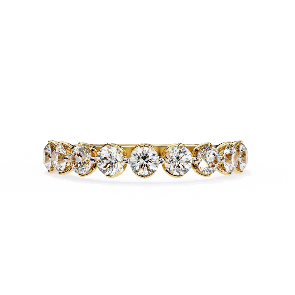 Diamond Band Ring for Women | Graduated Band | Ozziva