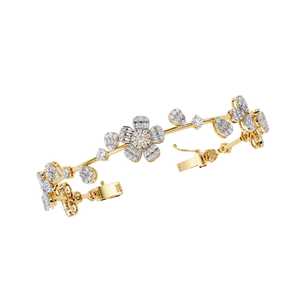 Diamond Bracelet for Women | Minimal Bracelet | Ozziva
