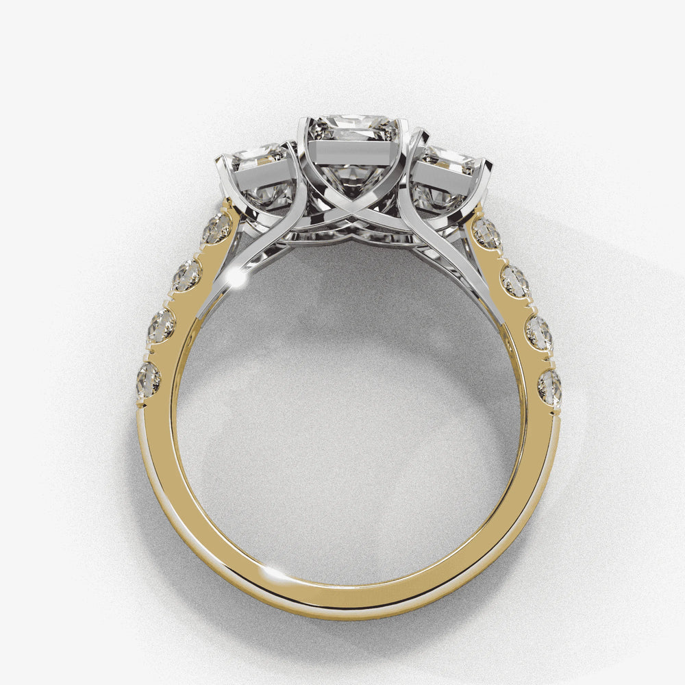 Diamond Ring for Women | Emerald Cut Ring | Ozziva