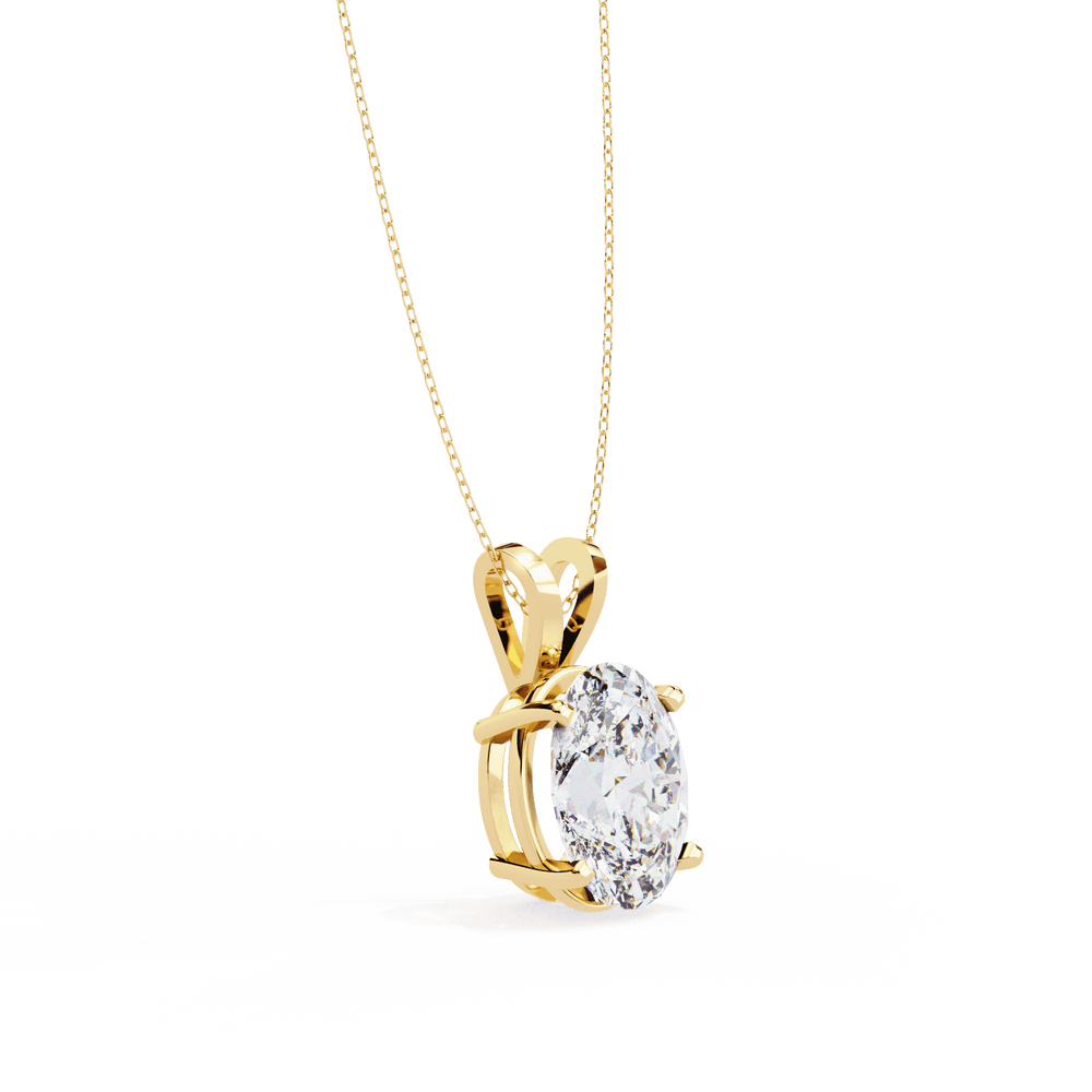 Diamond Pendant Necklace | Elegant Pendant | Ozziva