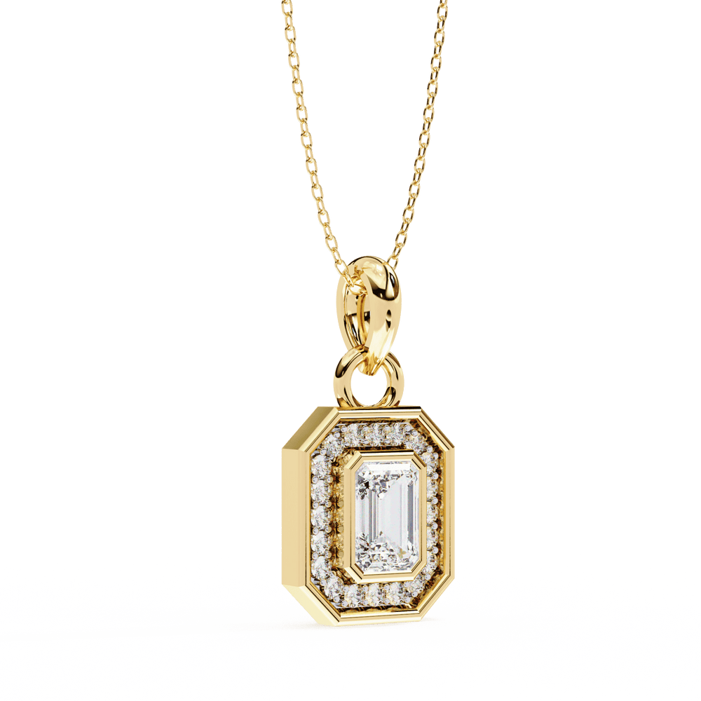 Gold Pendant for Women | Minimal Gold Pendant | Ozziva