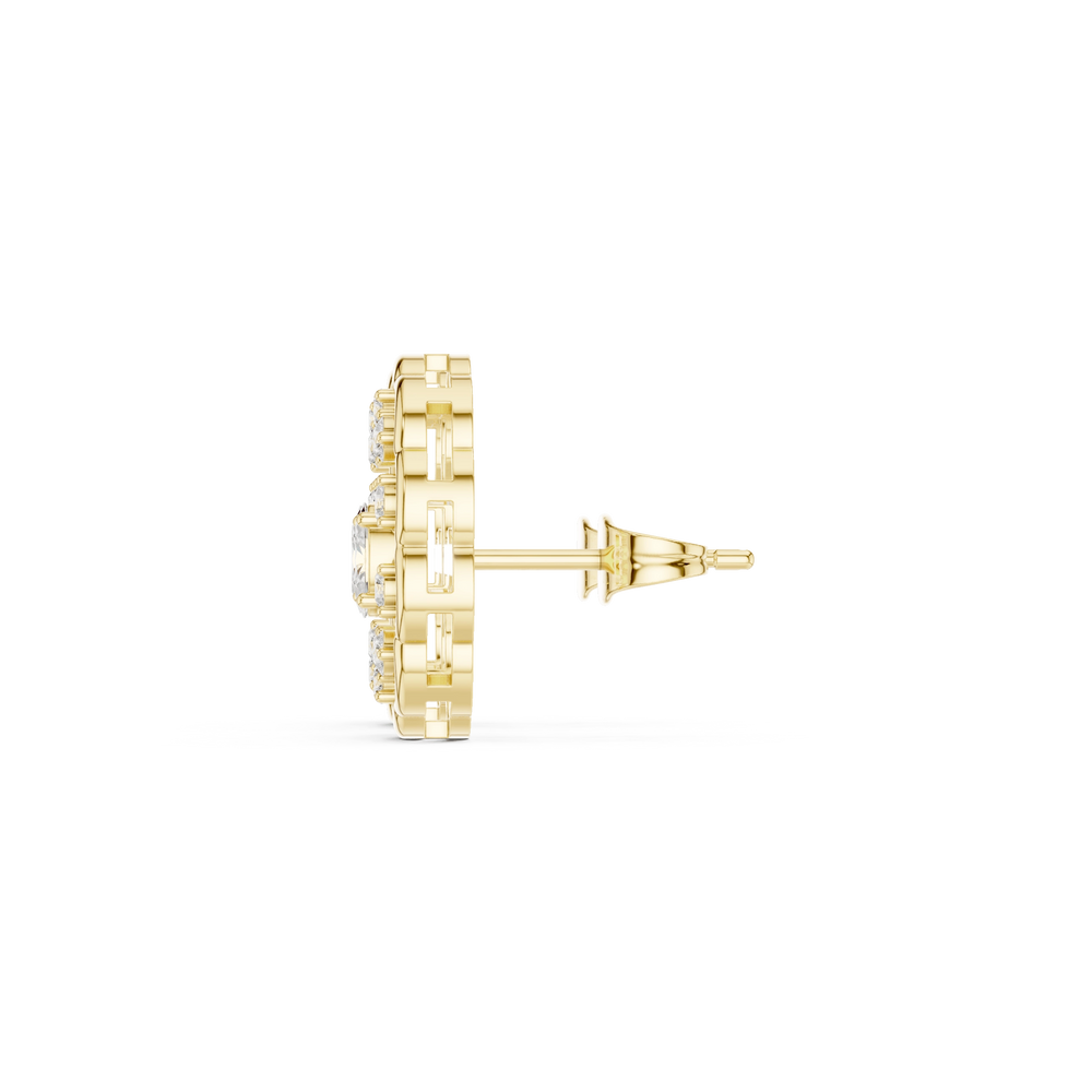 Diamond Stud Earrings | Classic Diamond Stud | Ozziva