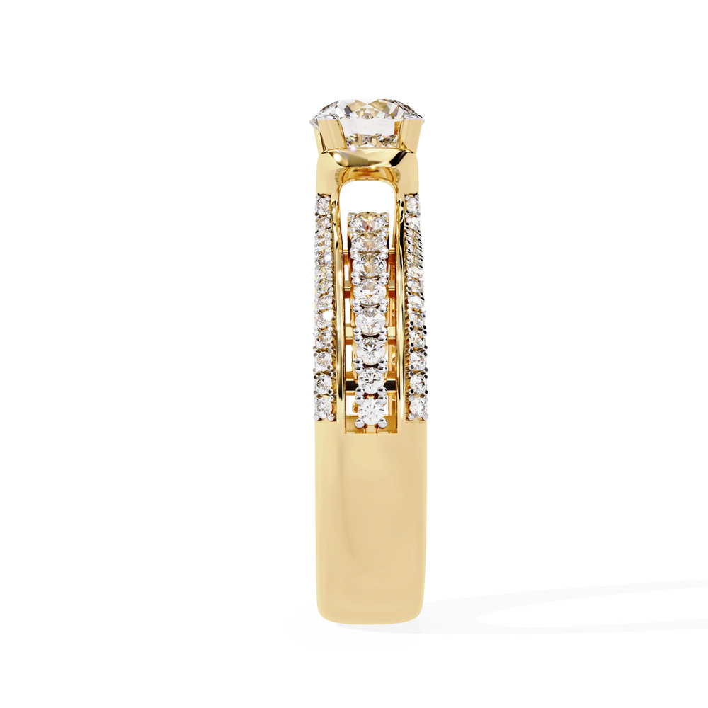 Diamond Ring for Women | Pavé Diamond Ring | Ozziva
