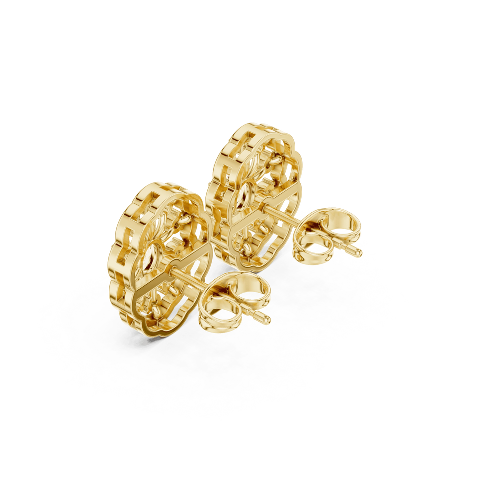 Diamond Stud Earrings | Classic Diamond Stud | Ozziva