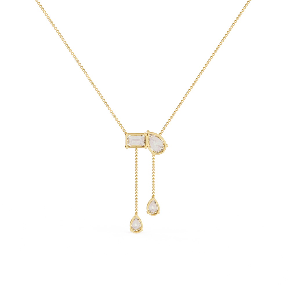 Diamond Necklace for Women | Minimal Necklace | Ozziva