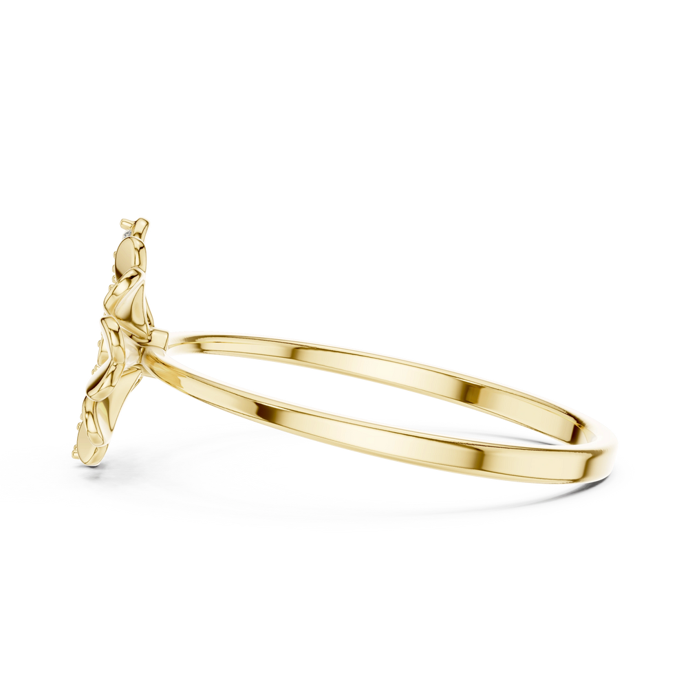 Diamond Ring for Women | Minimal Diamond Ring | Ozziva