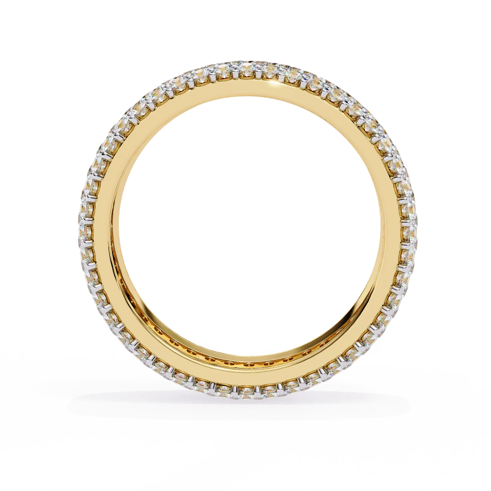 Diamond Eternity Ring | Pavé Dome Band | Ozziva