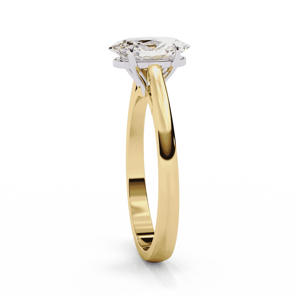Diamond Engagement Ring | Oval Solitaire | Ozziva