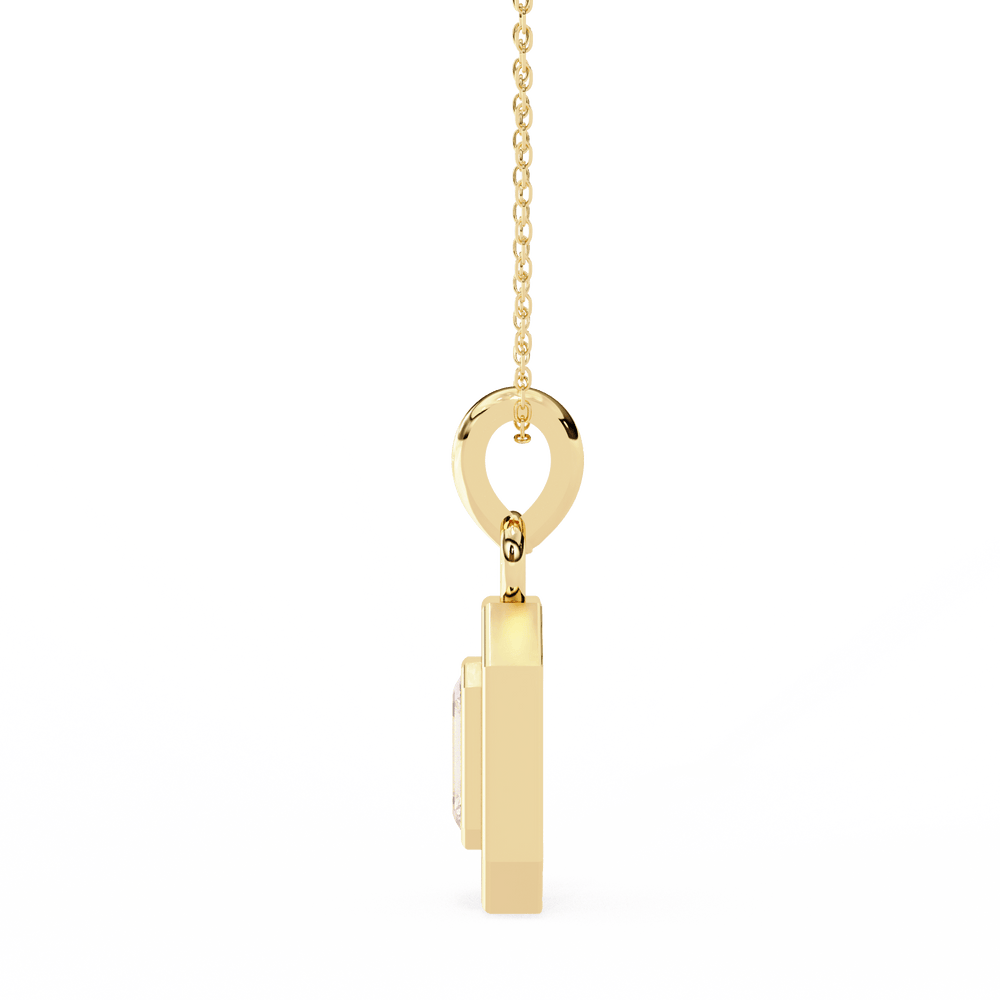 Gold Pendant for Women | Minimal Gold Pendant | Ozziva