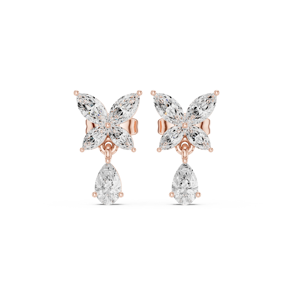Diamond Earrings for Women | Sleek Diamond Hoops | Ozziva